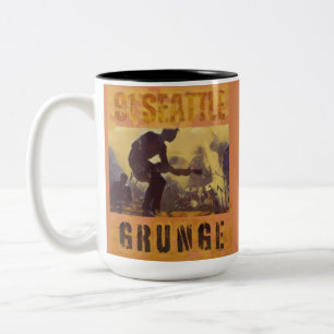 1991 Seattle Grunge Bands Zweifarbige Tasse