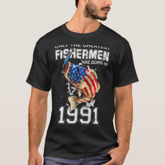 1991 sind die Fischer Geboren, die die US-Flagge f T-Shirt