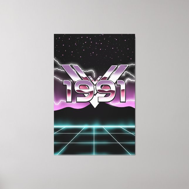 1991 Tech noir Leinwanddruck (Vorderseite)