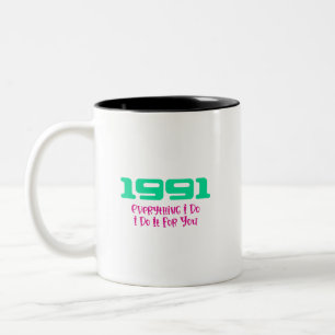 1991 Top-Song, Everything I Do I Do It For You Zweifarbige Tasse