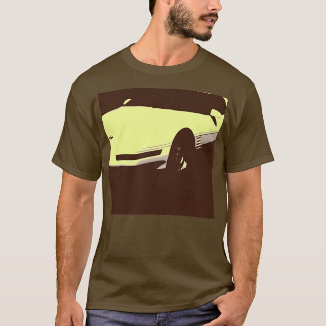 1992 Corvette Classic Pop Art T-Shirt (Vorderseite)