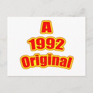 1992 Original Red Postkarte