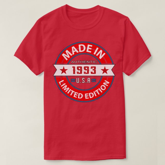 1993 30 Jahr T-Shirt (Design vorne)