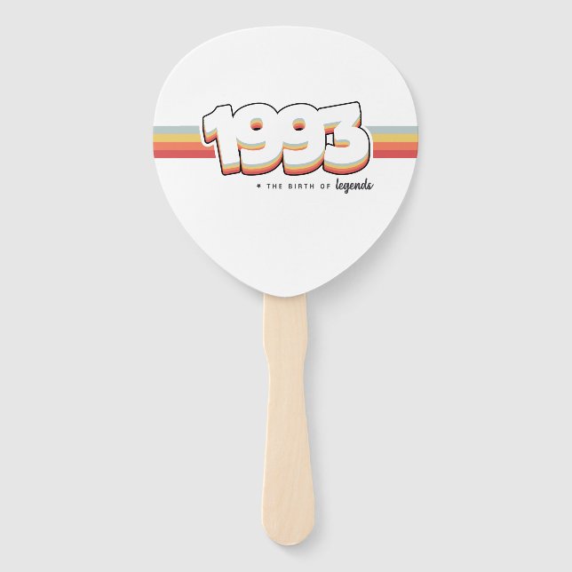 1993 Die Geburt von Legenden Fächer (Vorderseite)