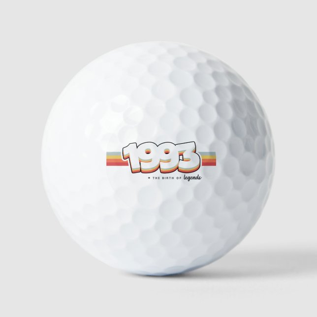 1993 Die Geburt von Legenden Golfball (Vorderseite)