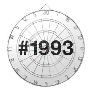 1993 Hashtag 32 Geburtstagsfeier Dartscheibe