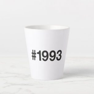1993 Hashtag 32 Geburtstagsfeier Milchtasse