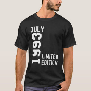 1993 Juli Happy Birthday Party T-Shirt