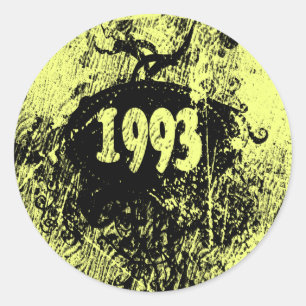 1993 retro Vintages - Aufkleber