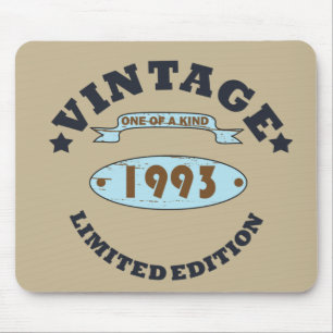 1993er Vintage Geburtstag Mousepad