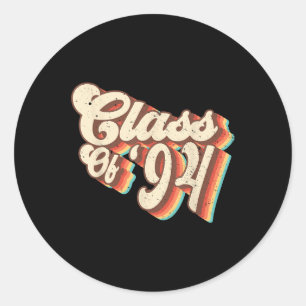 1994 Cl Wiedersehen Retro Cl of 94 High School Gra Runder Aufkleber
