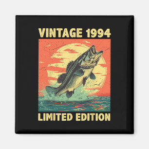 1994 Geboren Angelzubehör Fischer Fisch Geburtstag Magnet