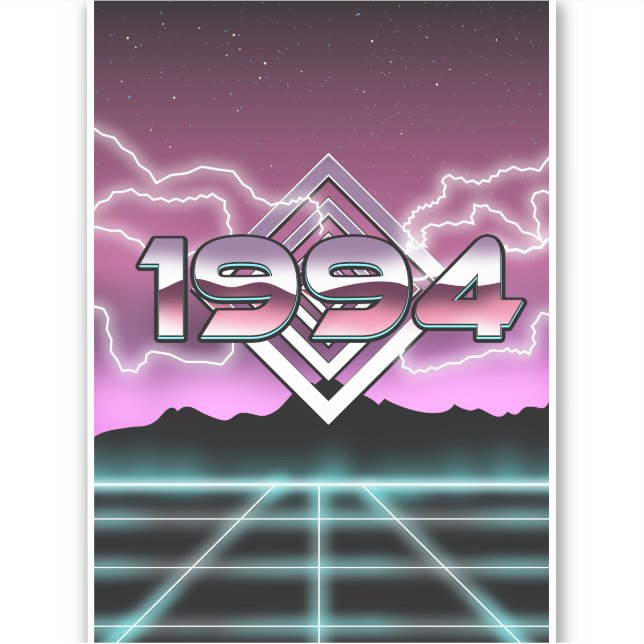 1994 Tech noir Aufkleber (Vorderseite)