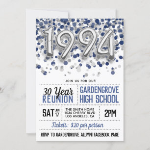 1994 Uni-Wiedersehen Einladung