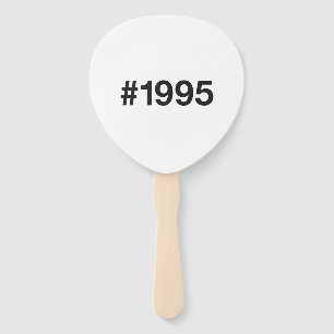 1995 Hashtag 30 Geburtstag Fächer