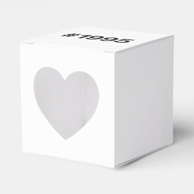 1995 Hashtag 30 Geburtstag Geschenkschachtel (Vorderseite)