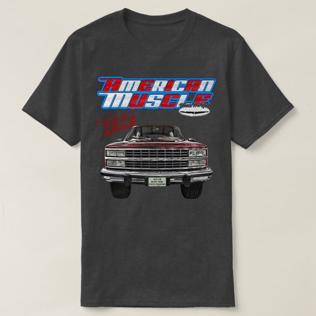 1995,Tahoe,Squarebody Truck,Yukon,Vorstadt,Silvera T-Shirt (Design vorne)