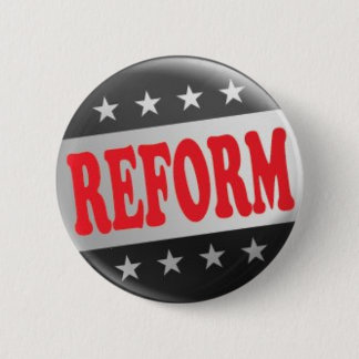 1996 Reformpartei im Vintage-Stil Button