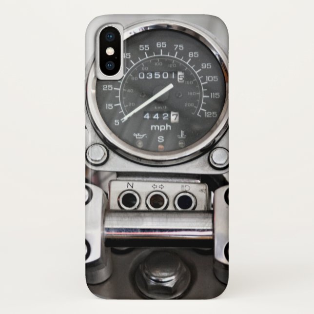 1997 Classic-Motorrad-Speedometer Case-Mate iPhone Hülle (Rückseite)
