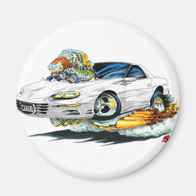 1998-02 Camaro White Car Magnet (Vorne)