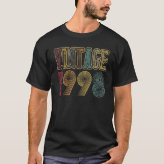1998 24 Jahre alt 24. Geburtstag Retro Vintag T-Shirt