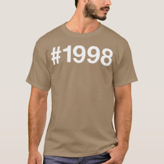 1998 Hashtag 27 Jahre 27. Geburtstag Mädchen T-Shirt