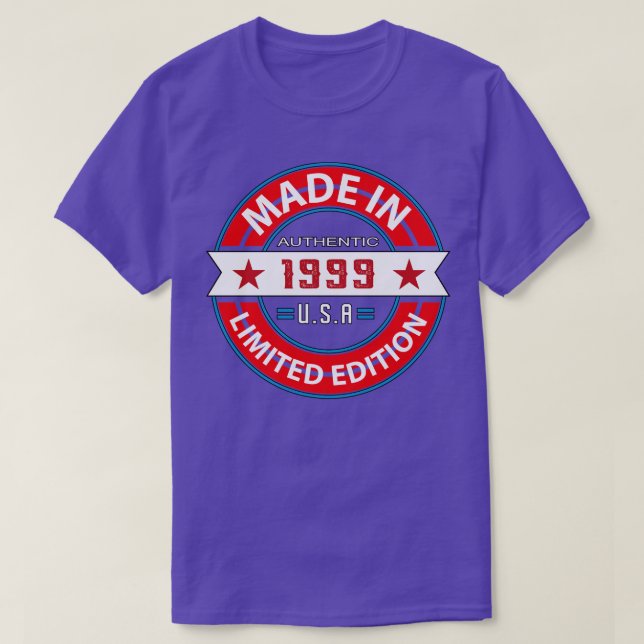 1999 24 Jahr T-Shirt (Design vorne)