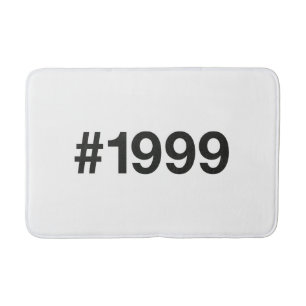 1999 Hashtag 26 Geburtstag Jahrestag Badematte