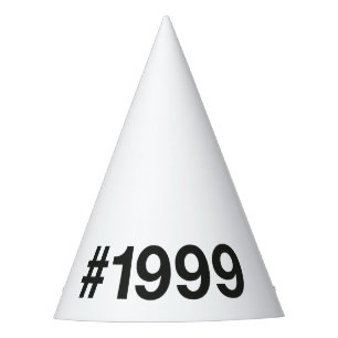 1999 Hashtag 26 Geburtstag Jahrestag Partyhütchen