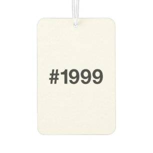 1999 Hashtag 27. Geburtstag 27 Jahre Autolufterfrischer