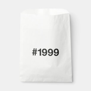 1999 Hashtag 27. Geburtstag 27 Jahre Geschenktütchen