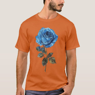 199 Blumen Blaue Rose vintage T-Shirt