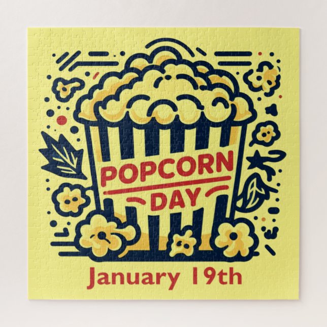 19.01. - Popcorn Day Puzzle (Vertikal)