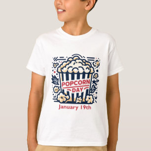 19.01. - Popcorn Day T-Shirt