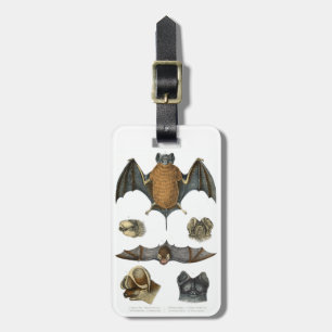 19. C. Bat Print Gepäckanhänger