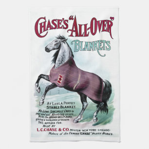 19. C. Chase Horse Blankets Küchentuch