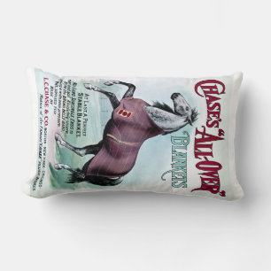 19. C. Chase Horse Blankets Lendenkissen