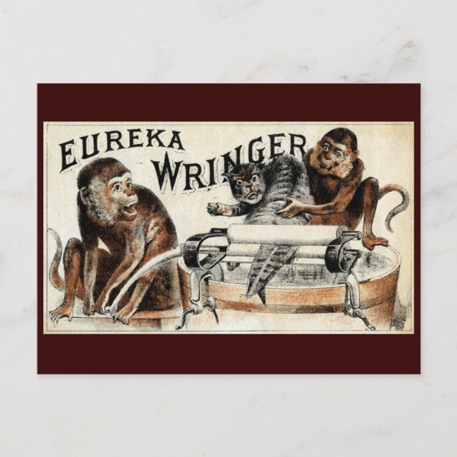 19. C. Eureka Wringer Postkarte (Vorderseite)