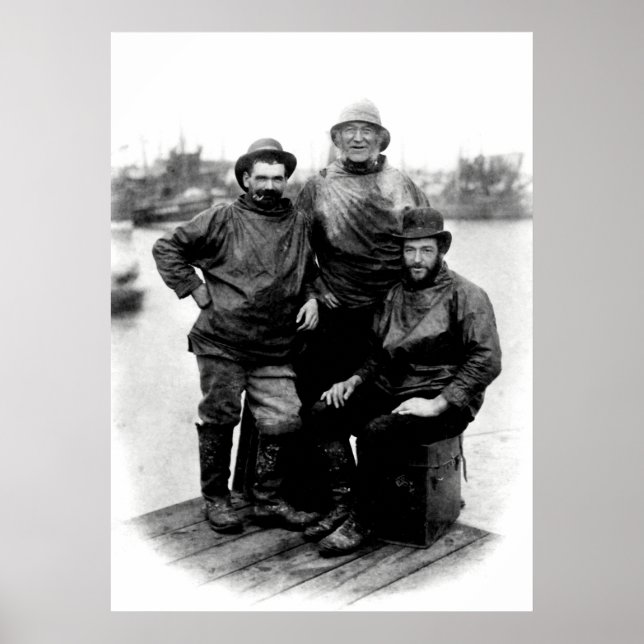19. C. Lächelnde Fischer Poster (Vorne)