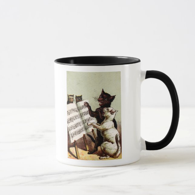 19. C. singende Katzen Tasse (Rechts)