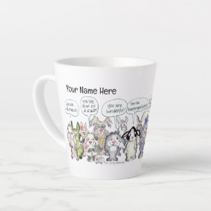 19 Cartoon Bunderful Bunny Rabbits Custom Tasse