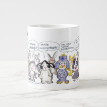 19 Cartoon-Hasen-Jumbo-Tasse