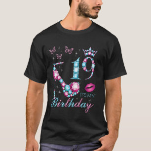 19 Es ist mein Geburtstag 19 Jahre alt, es ist mei T-Shirt