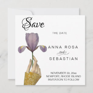 *~* 19 Foto AR6 Elegant Save the Date Vintag Einladung