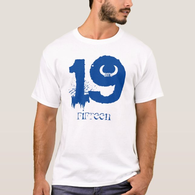 19 FÜNFZEHN Stier des Holzes T-Shirt (Vorderseite)