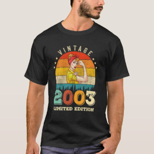 19. Geburtstag 2003 Limited Edition Vintag 19 Jahr T-Shirt