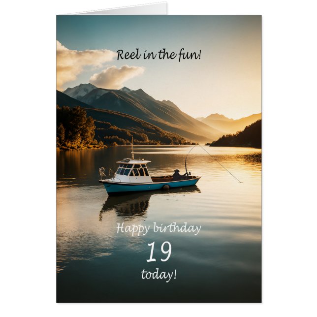 19. Geburtstag Fischen von einem Boot (Vorne)