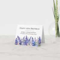 19. Geburtstag Juli Geburtstag Blume Larkspur