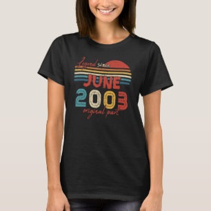 19 Geburtstag seit Juni 2003 Original Teil T-Shirt