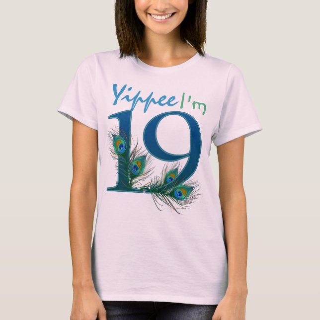 19. Geburtstag Shirts (Vorderseite)